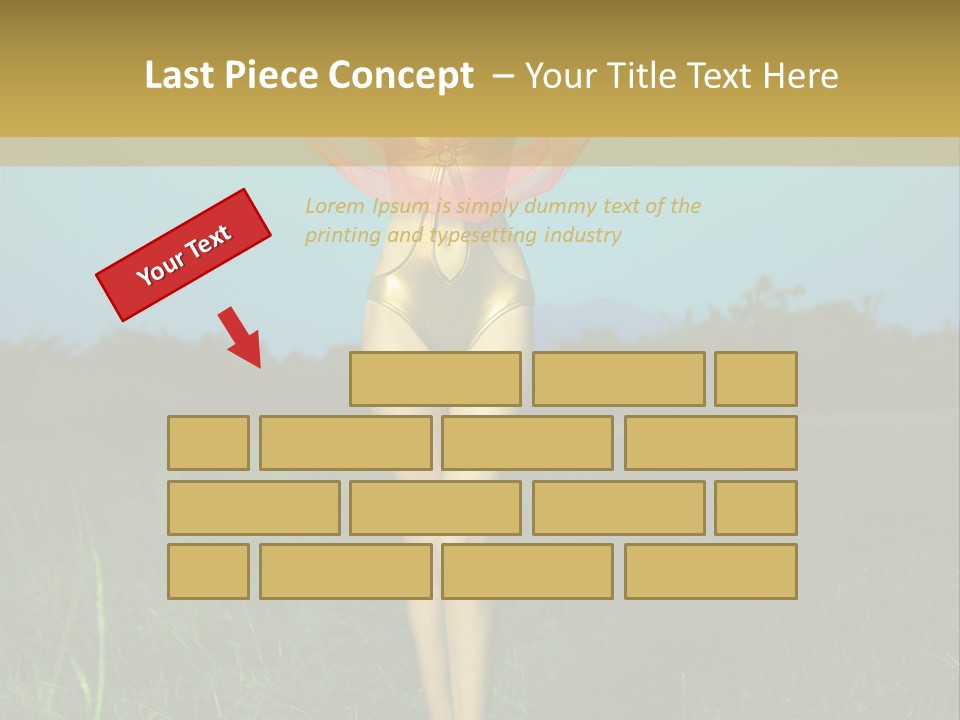 Magnificence Figure Seduce PowerPoint Template