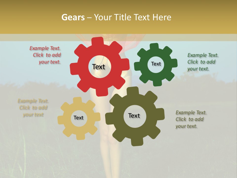 Magnificence Figure Seduce PowerPoint Template