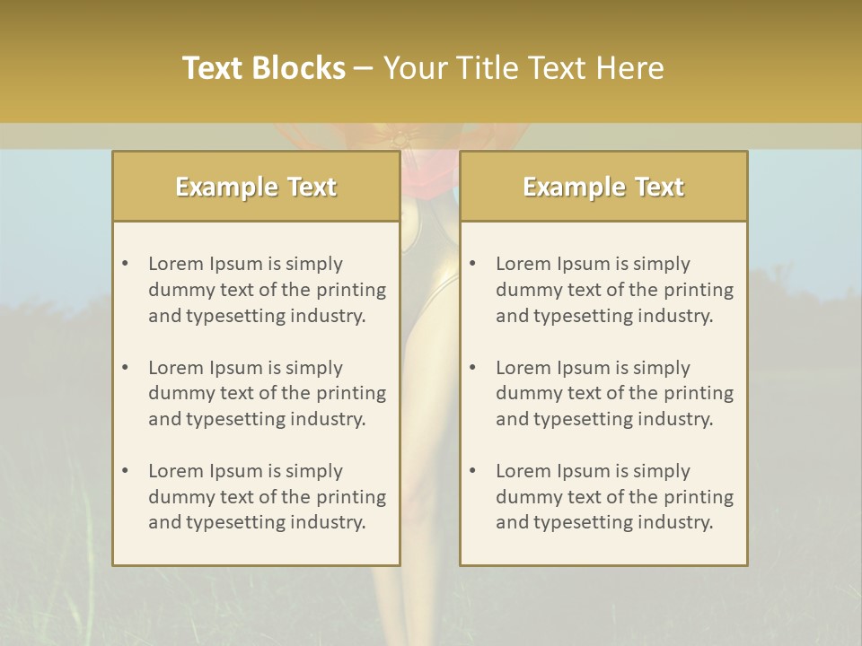 Magnificence Figure Seduce PowerPoint Template