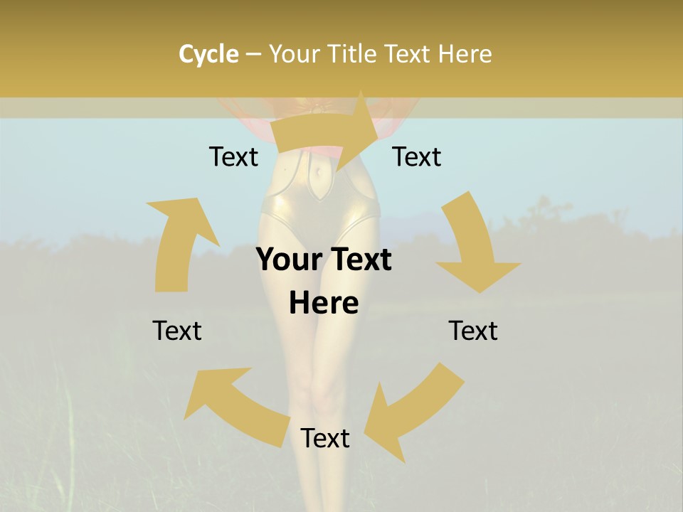 Magnificence Figure Seduce PowerPoint Template
