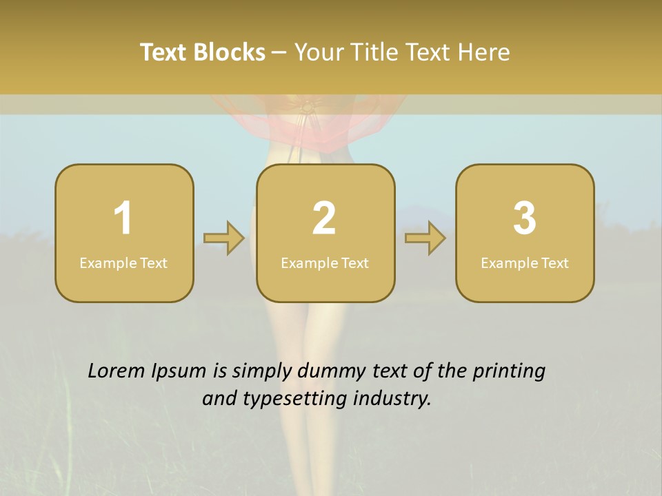 Magnificence Figure Seduce PowerPoint Template