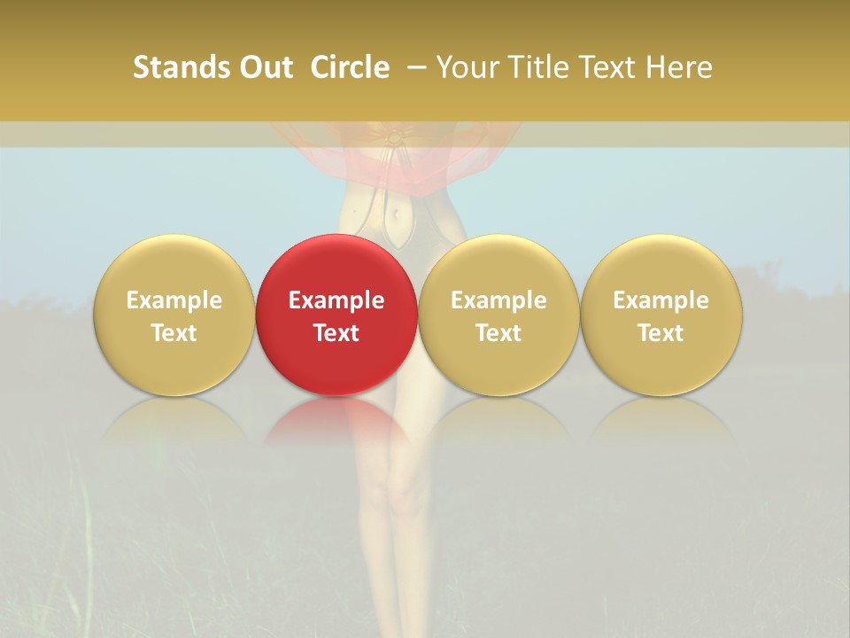 Magnificence Figure Seduce PowerPoint Template