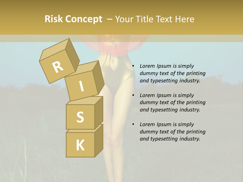 Magnificence Figure Seduce PowerPoint Template