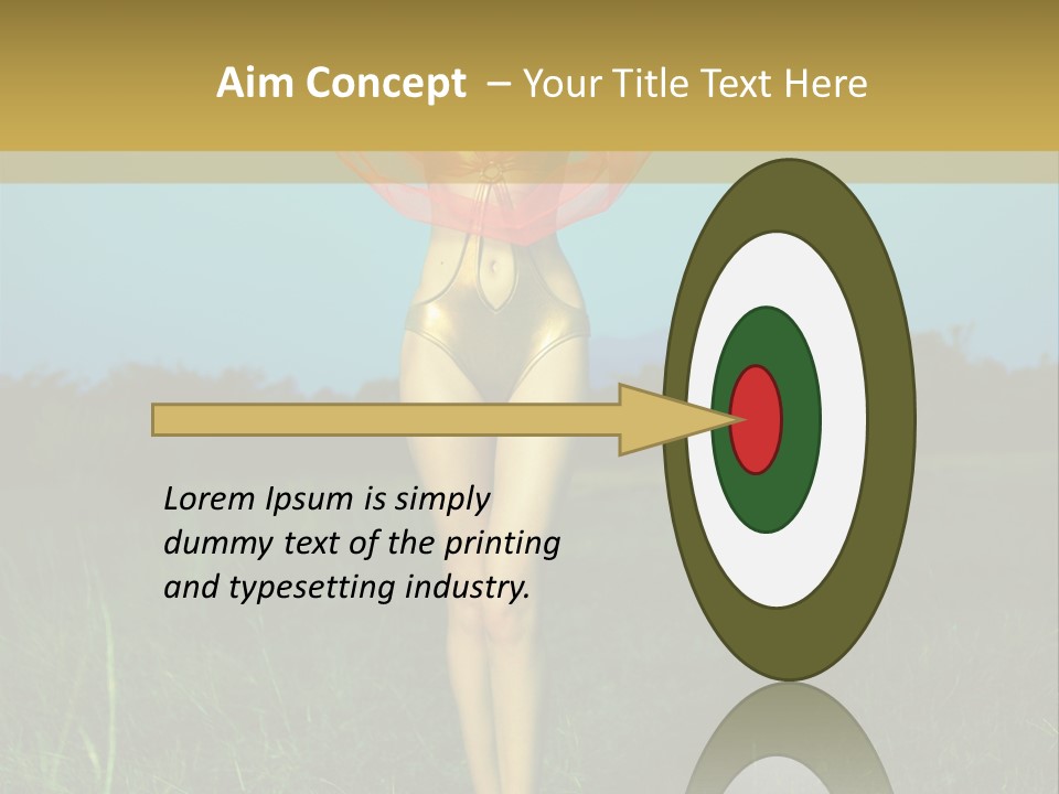 Magnificence Figure Seduce PowerPoint Template