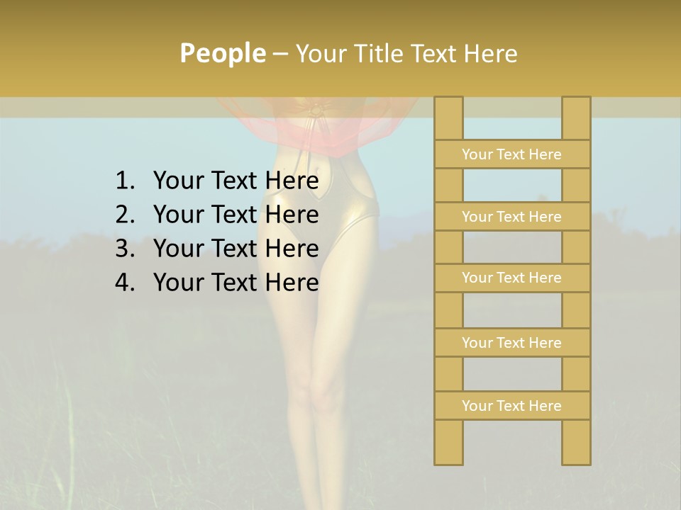Magnificence Figure Seduce PowerPoint Template