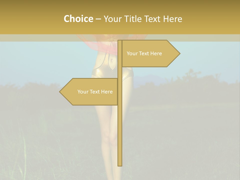 Magnificence Figure Seduce PowerPoint Template