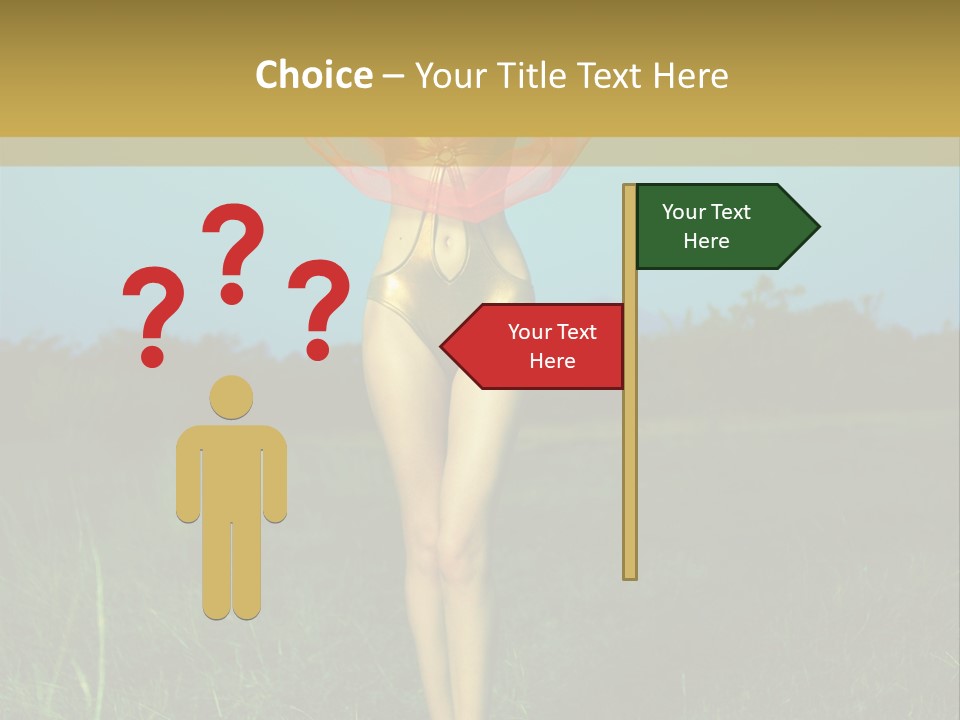 Magnificence Figure Seduce PowerPoint Template