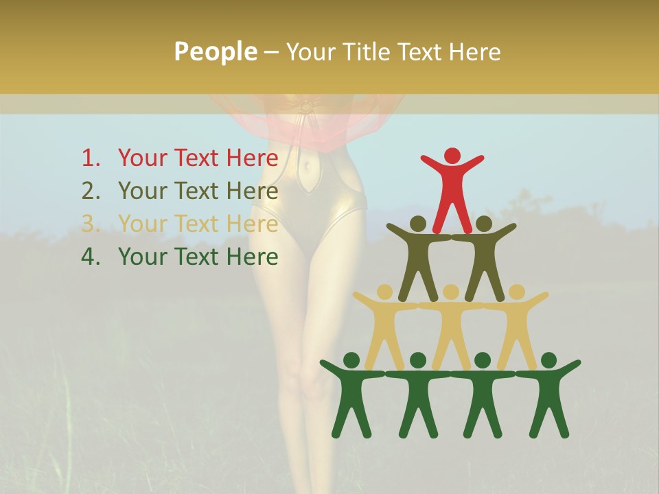 Magnificence Figure Seduce PowerPoint Template