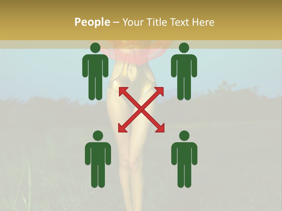 Magnificence Figure Seduce PowerPoint Template