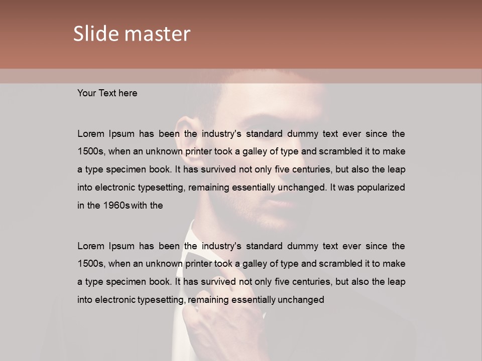 Stylish Forceful Single PowerPoint Template