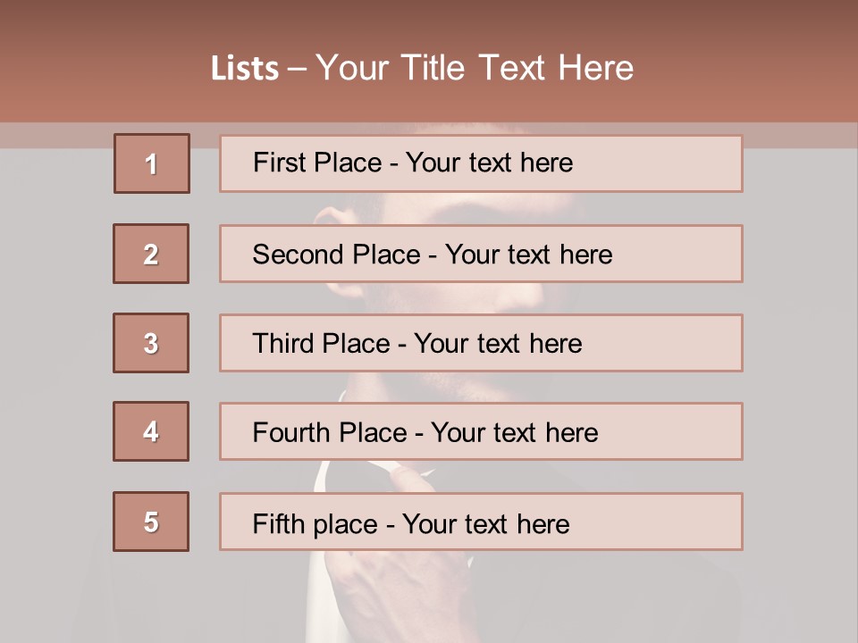Stylish Forceful Single PowerPoint Template