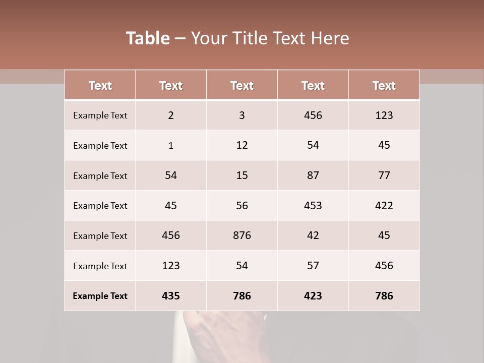 Stylish Forceful Single PowerPoint Template