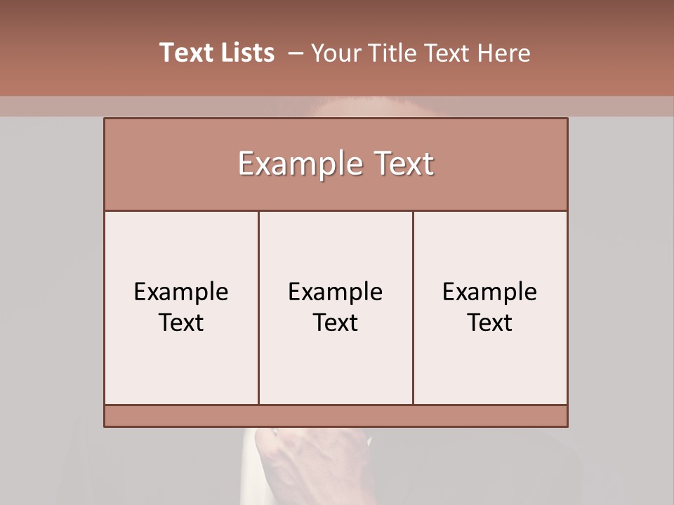 Stylish Forceful Single PowerPoint Template