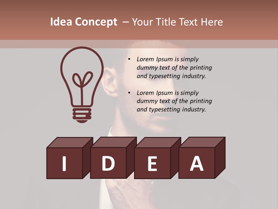 Stylish Forceful Single PowerPoint Template