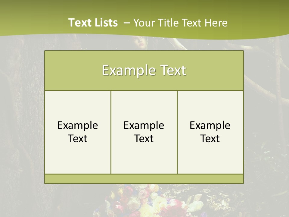 Feel Lovely Outdoor PowerPoint Template