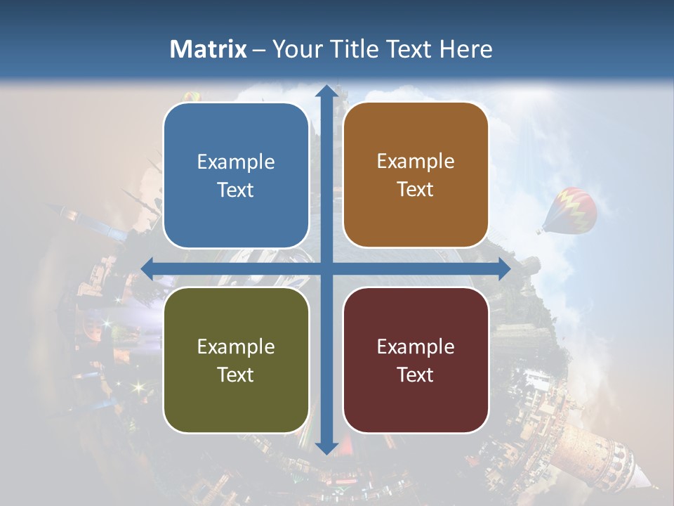 Mosque Ship Sky PowerPoint Template