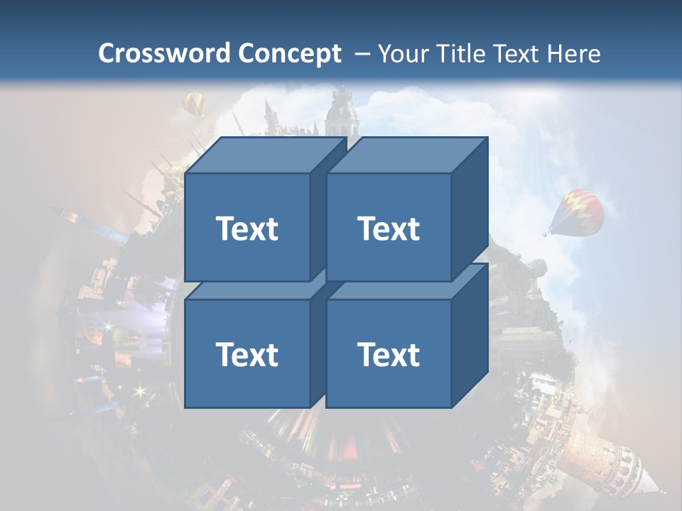 Mosque Ship Sky PowerPoint Template