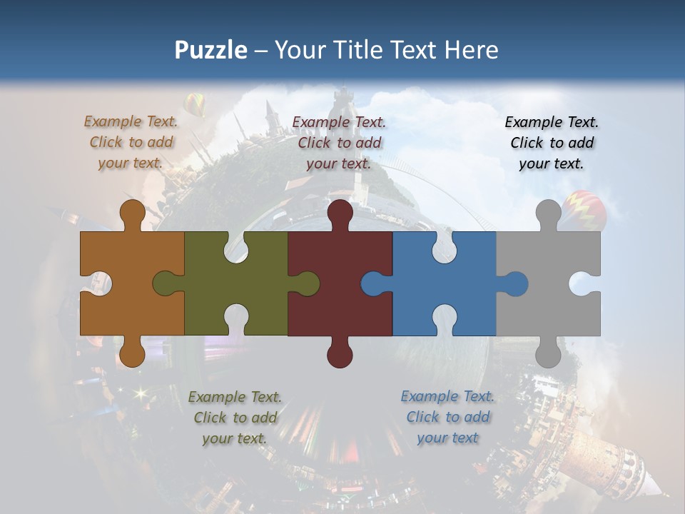 Mosque Ship Sky PowerPoint Template