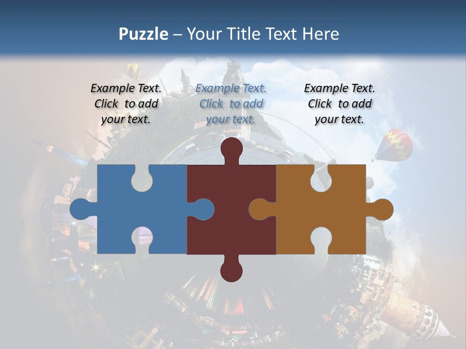 Mosque Ship Sky PowerPoint Template