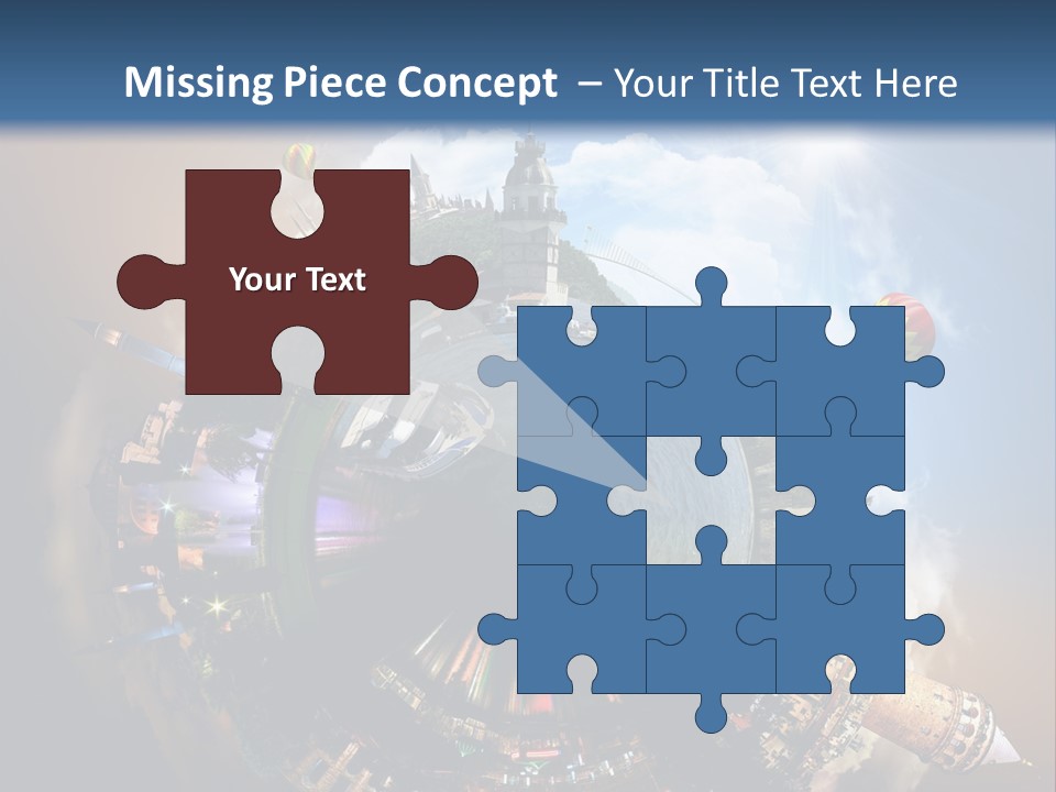 Mosque Ship Sky PowerPoint Template