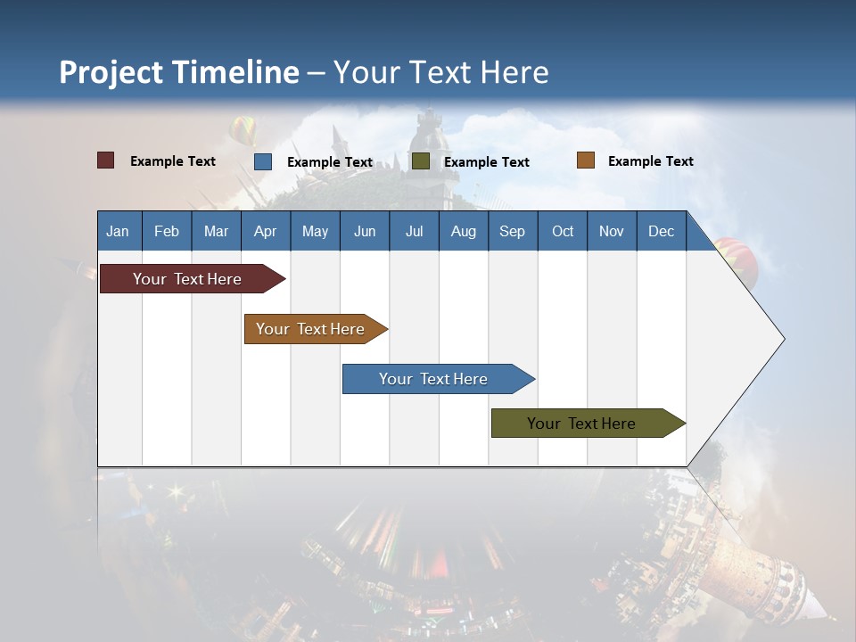 Mosque Ship Sky PowerPoint Template