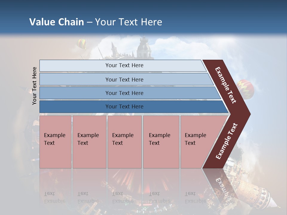Mosque Ship Sky PowerPoint Template