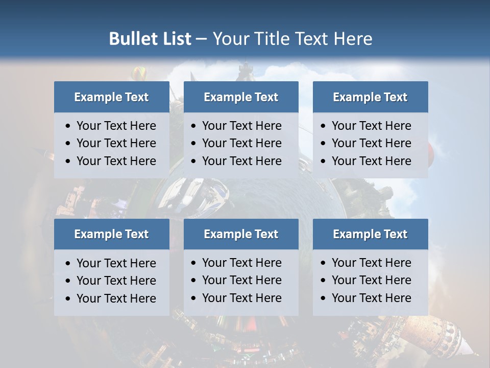 Mosque Ship Sky PowerPoint Template
