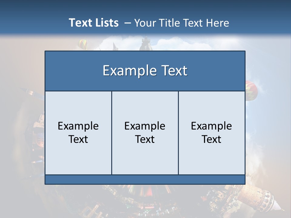 Mosque Ship Sky PowerPoint Template