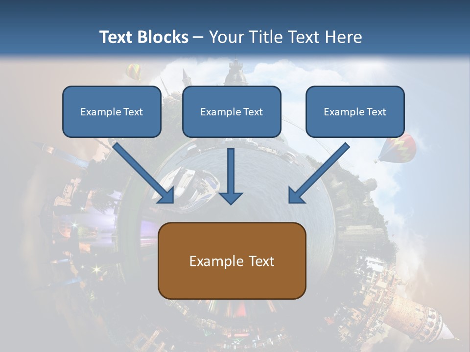 Mosque Ship Sky PowerPoint Template