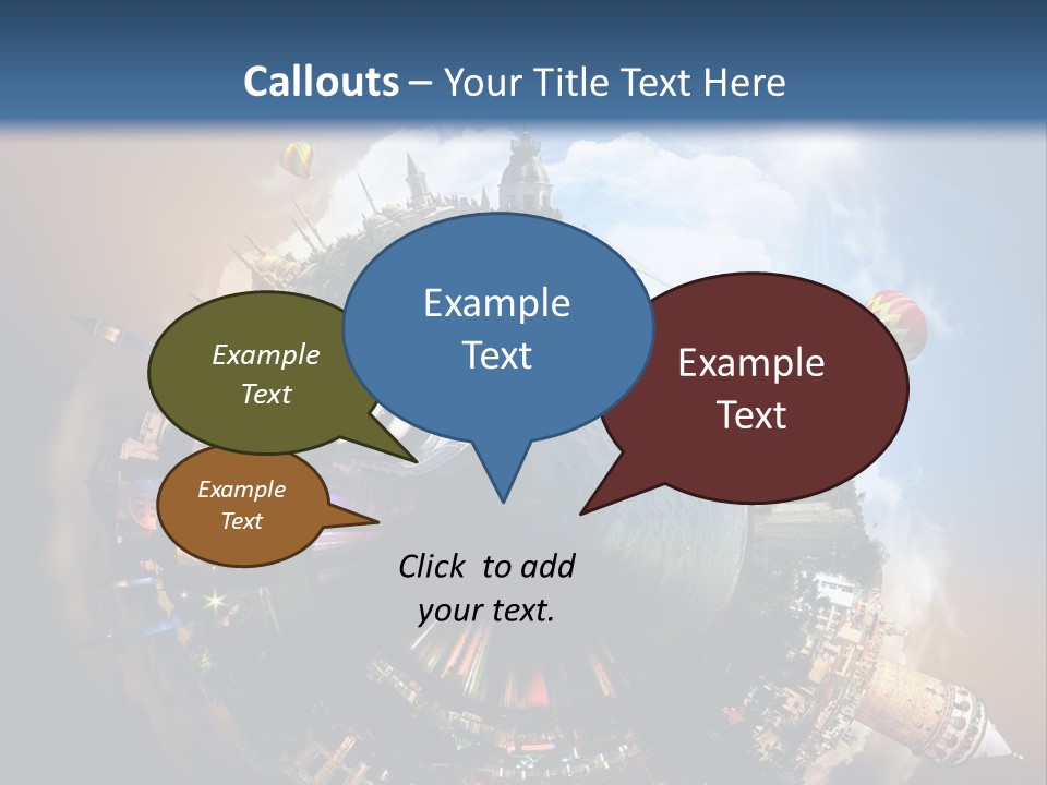 Mosque Ship Sky PowerPoint Template