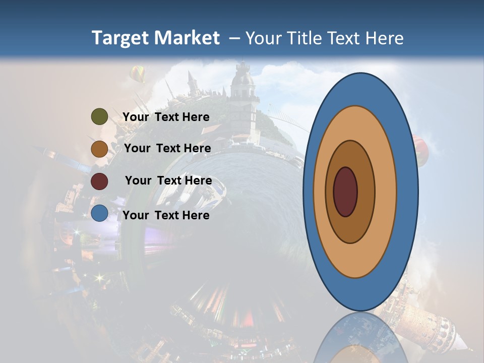 Mosque Ship Sky PowerPoint Template