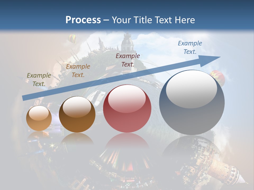 Mosque Ship Sky PowerPoint Template