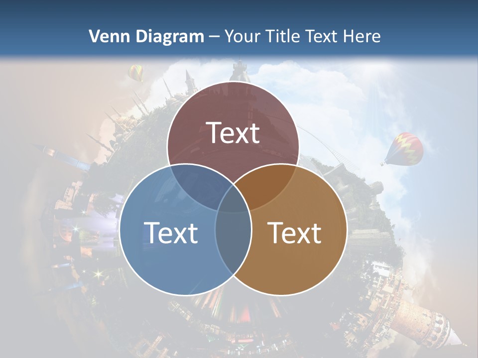 Mosque Ship Sky PowerPoint Template