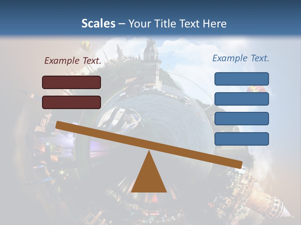 Mosque Ship Sky PowerPoint Template