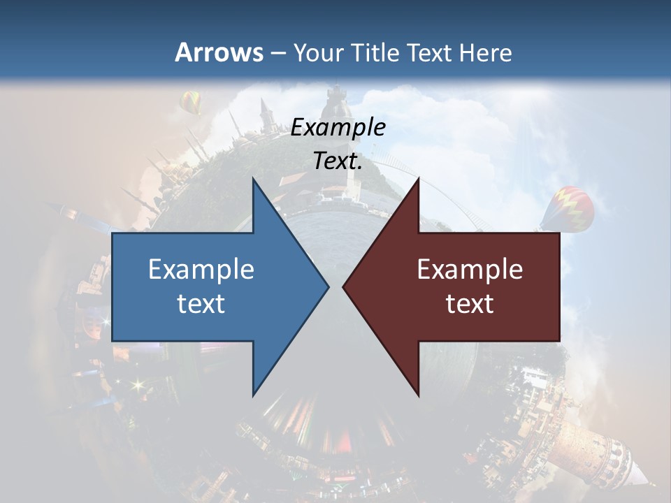 Mosque Ship Sky PowerPoint Template