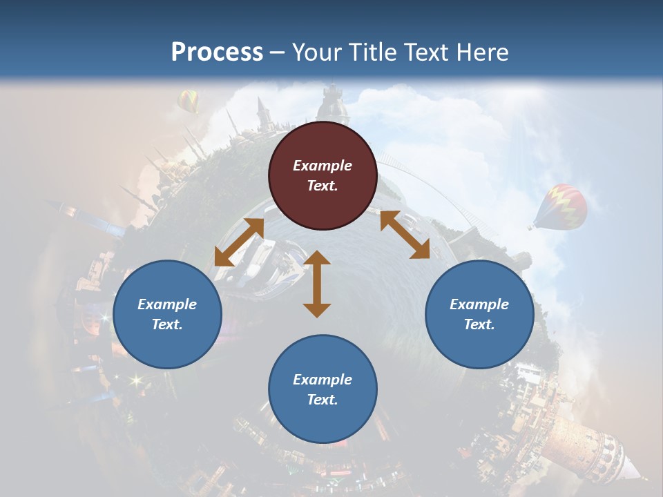 Mosque Ship Sky PowerPoint Template