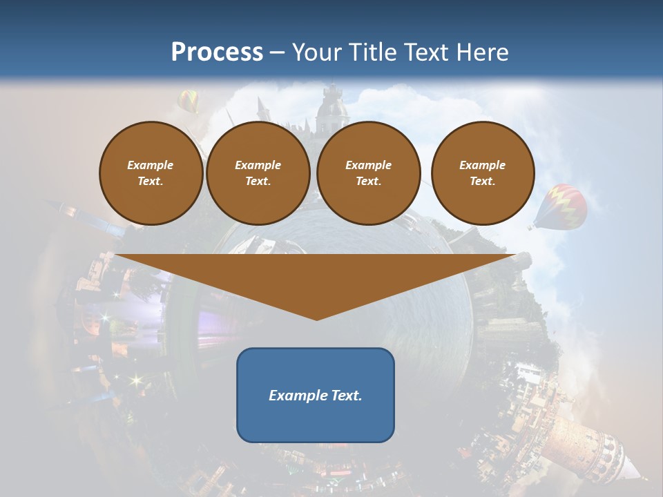 Mosque Ship Sky PowerPoint Template
