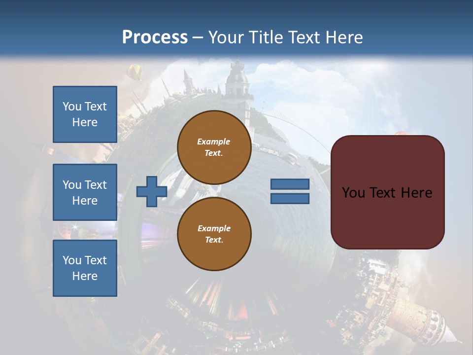 Mosque Ship Sky PowerPoint Template