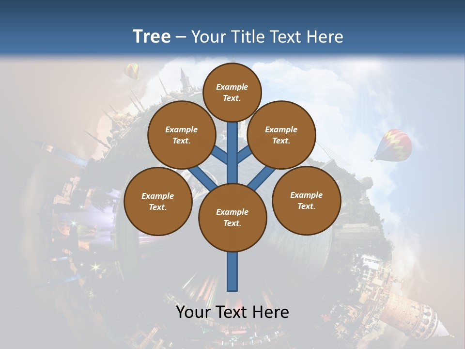 Mosque Ship Sky PowerPoint Template