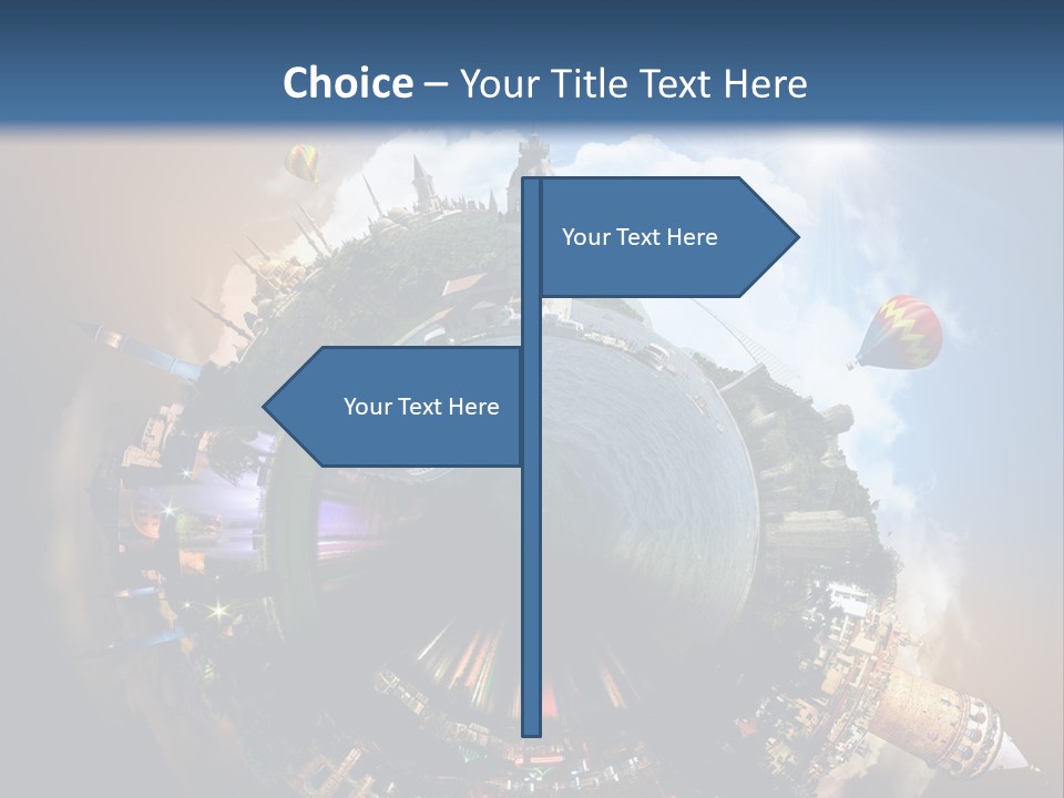 Mosque Ship Sky PowerPoint Template