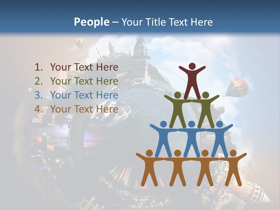 Mosque Ship Sky PowerPoint Template