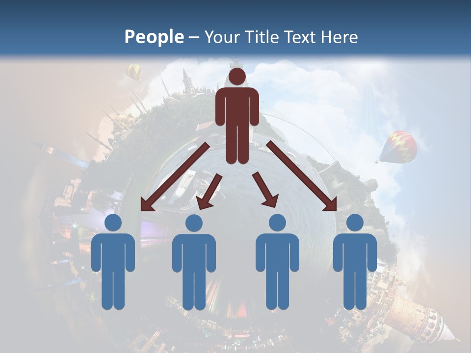 Mosque Ship Sky PowerPoint Template