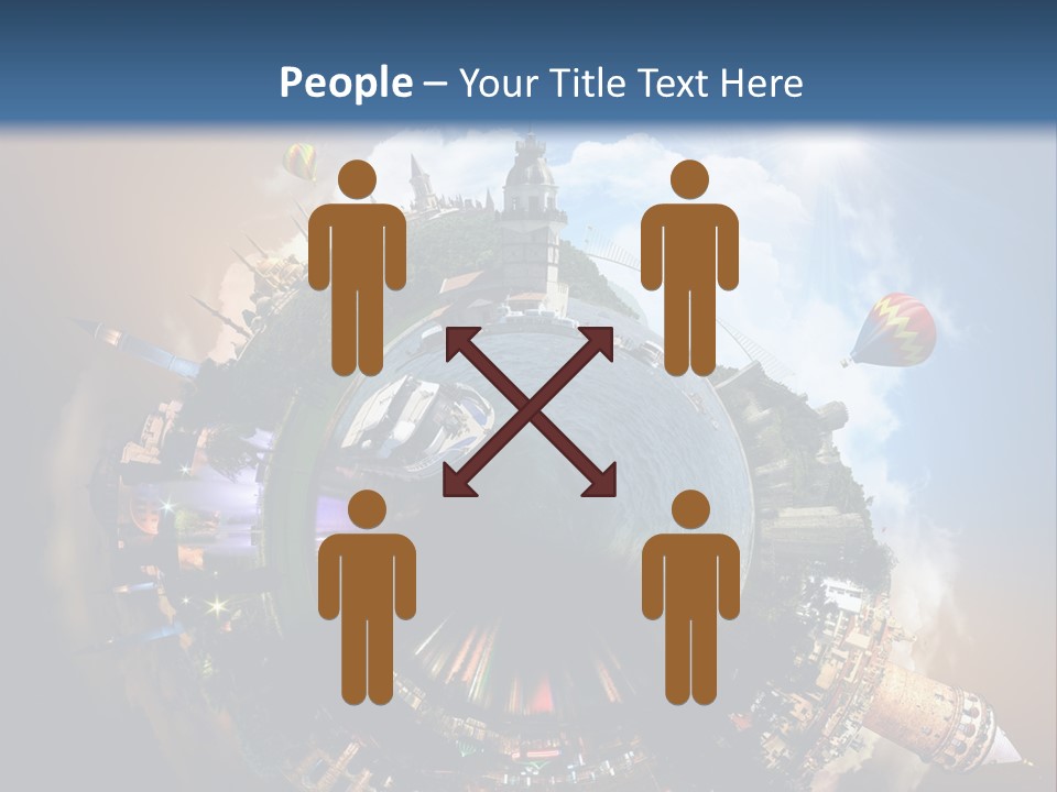 Mosque Ship Sky PowerPoint Template