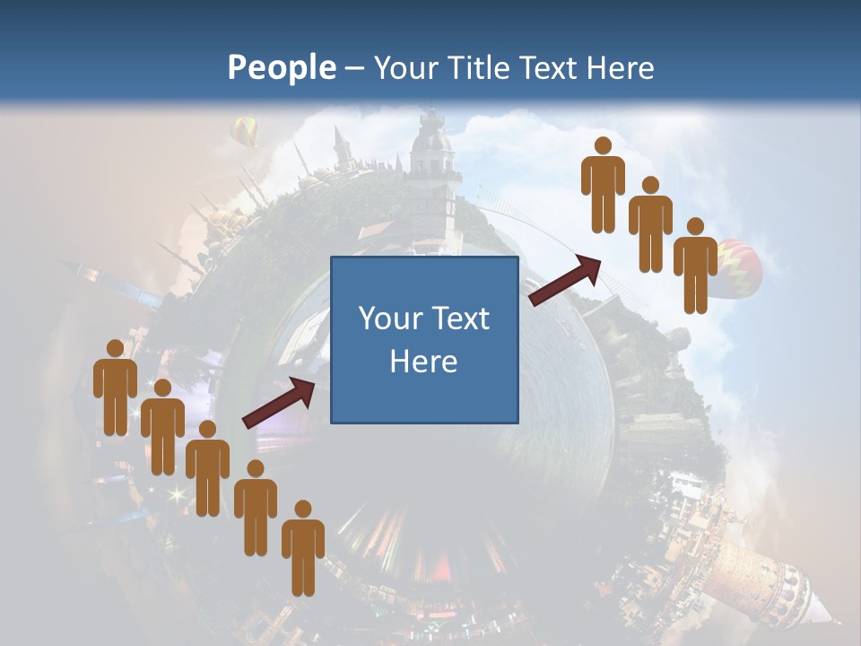 Mosque Ship Sky PowerPoint Template