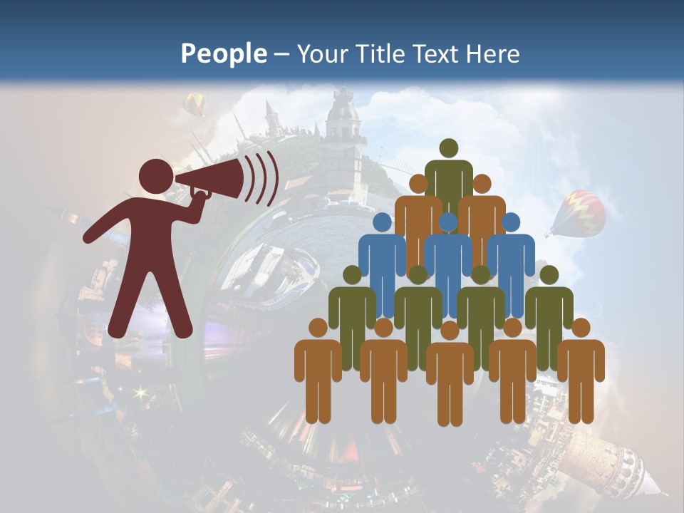 Mosque Ship Sky PowerPoint Template