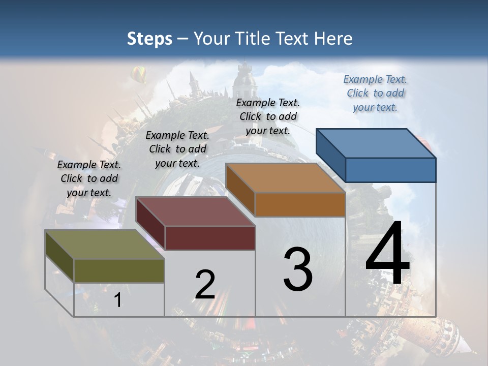 Mosque Ship Sky PowerPoint Template