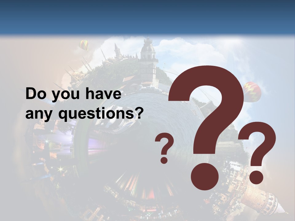 Mosque Ship Sky PowerPoint Template