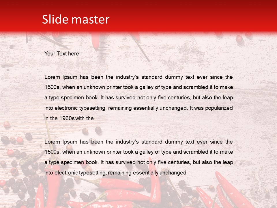 Edible Medicine Mexican PowerPoint Template