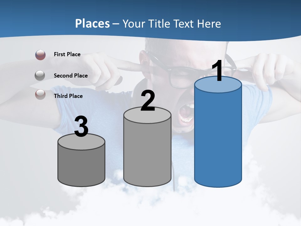Expression Stress Face PowerPoint Template