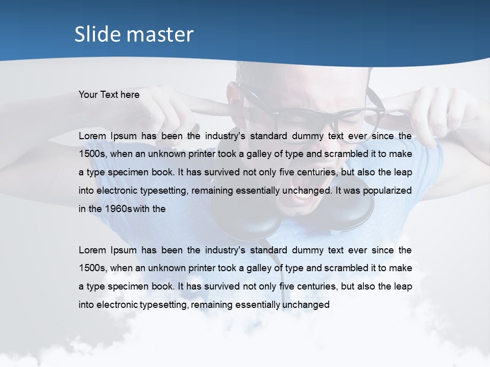 Expression Stress Face PowerPoint Template